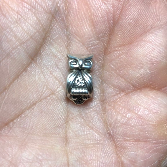 Owl Charm - Sterling Silver - Picture 1 of 4